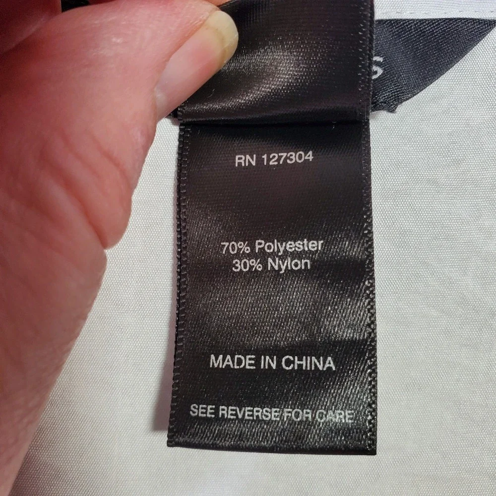 Ali Miles Button Up Shirt Womens 2X White Lagenlook Minimalist Career Chic Relax - Picture 6 of 7